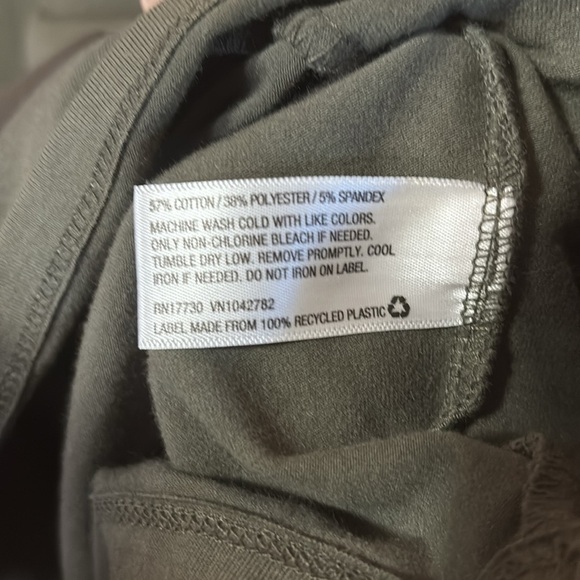 Isabel Maternity Form Fitting Olive Green Dress - Size XS - Picture 5 of 6